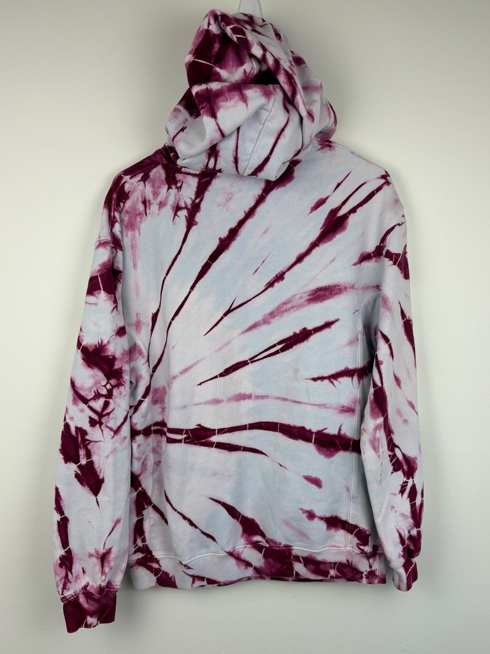 Proenza Schouler White Label (PSWL) Blue & Pink Tie-Dye Hoodie XS 100% Cotton - Picture 7 of 15